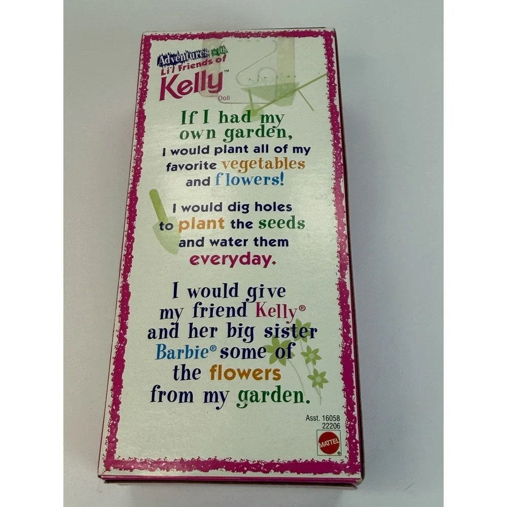 Mattel 1998 Li'l Friend Of Kelly Gardening Fun Melody Barbie Doll